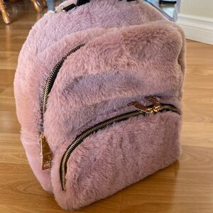 NWT Fuzzy backpack